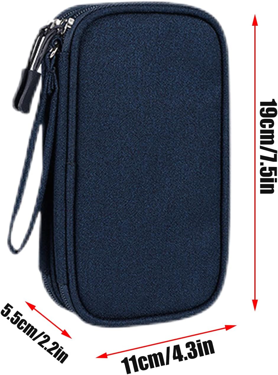 Kabeltas Kleine, Kabels & Accessoires Tas, Elektronica Accessoires Organizer, voor Accessoires, Mobiele Telefoon, Oplaadkabel, Powerbank, USB-sticks, SD-kaarten - Image 3