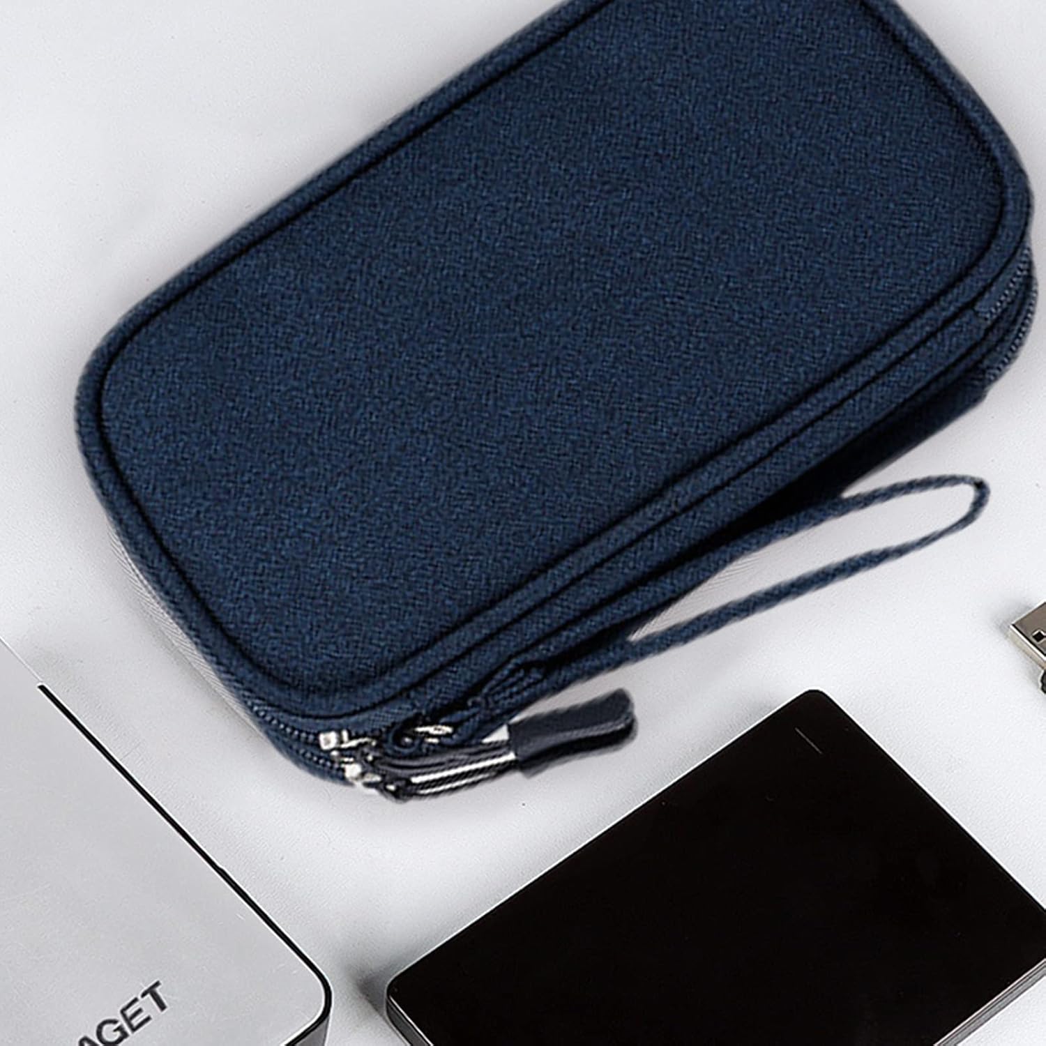 Kabeltas Kleine, Kabels & Accessoires Tas, Elektronica Accessoires Organizer, voor Accessoires, Mobiele Telefoon, Oplaadkabel, Powerbank, USB-sticks, SD-kaarten - Image 5