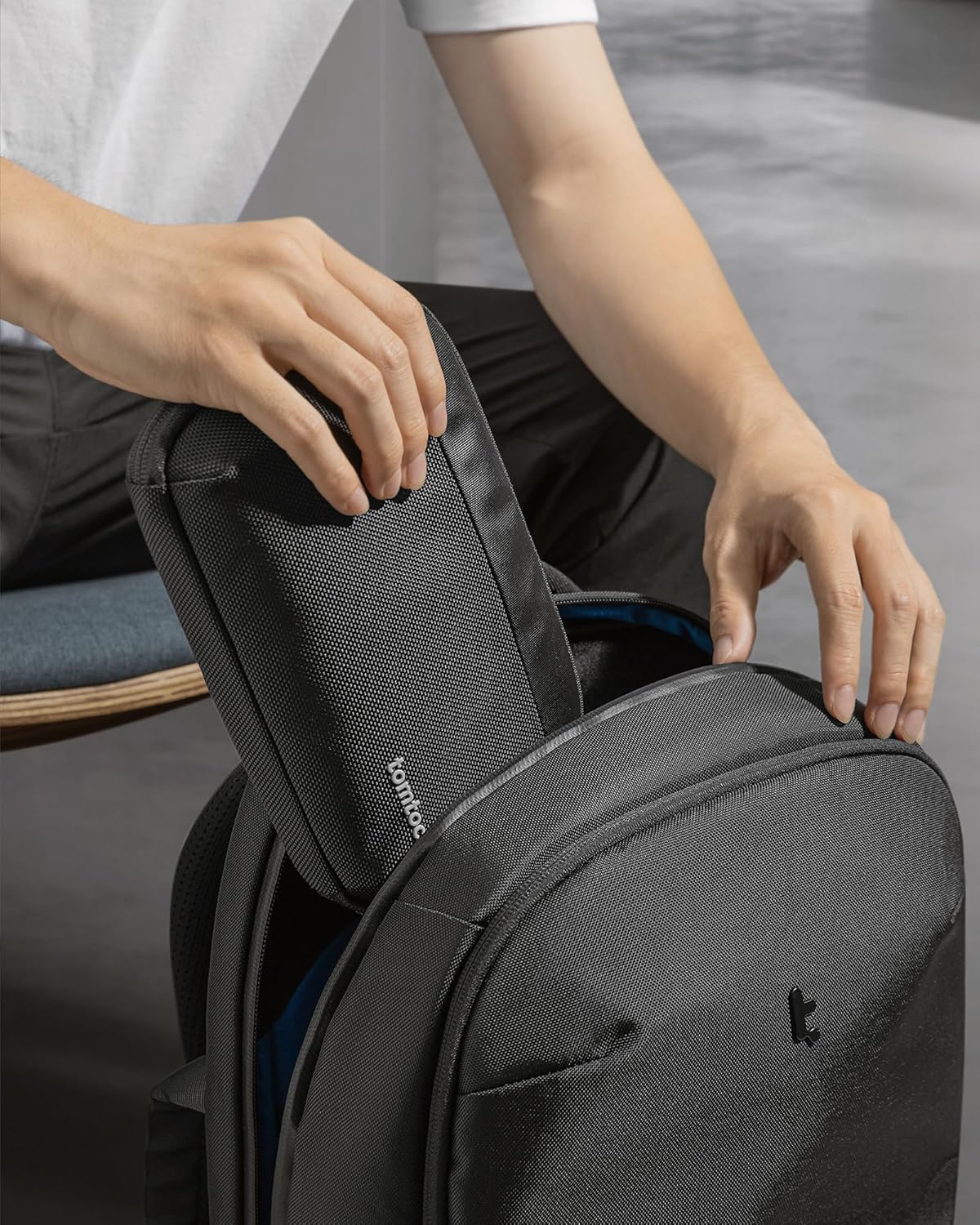 tomtoc accessoire kabeltasse, elektronica tech etui laptop accessoire organiser tas kabel tas reis accessoires tas voor adapter, lader, kabel, harde schijf - Image 9