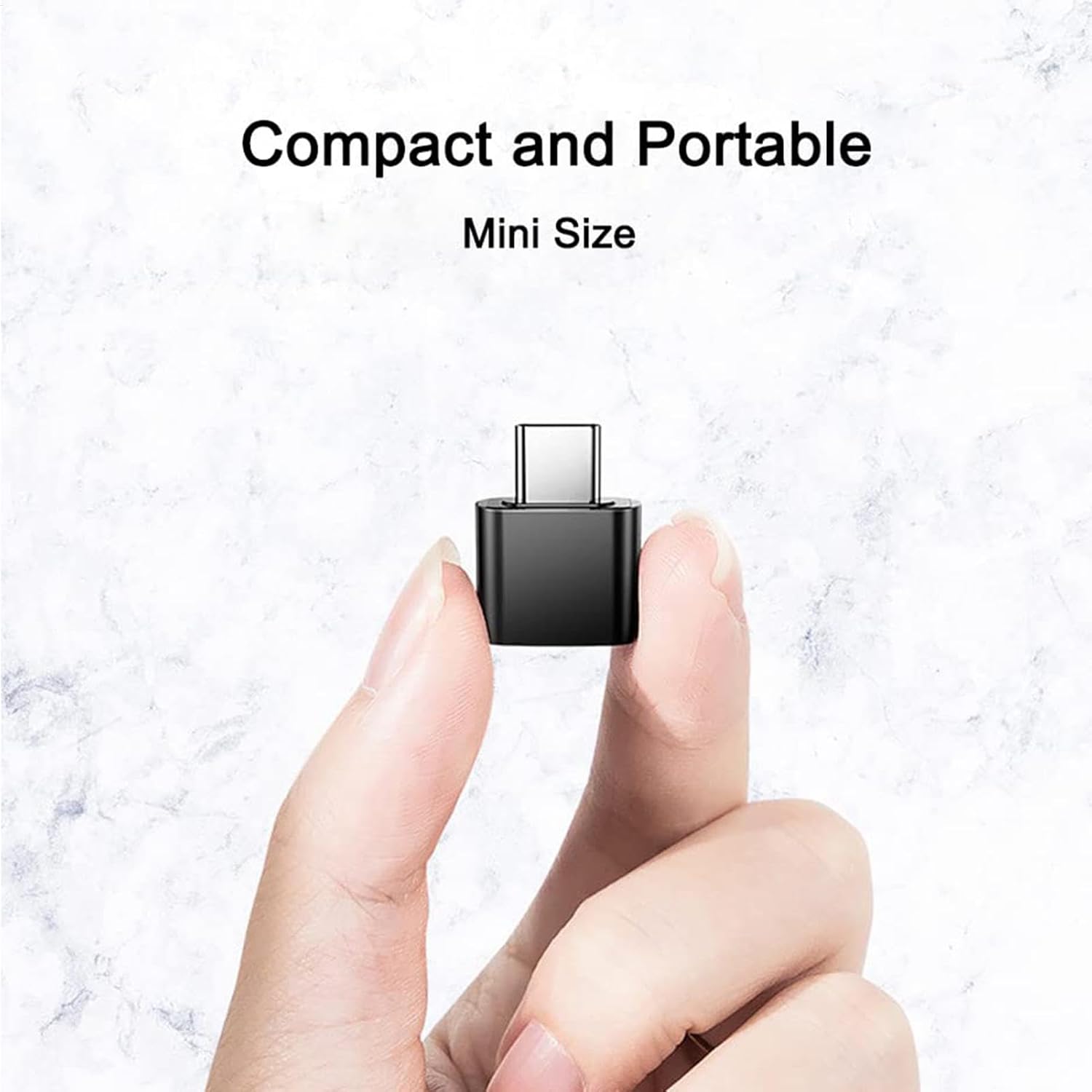 Portable Type C Converter, Multifunctional Lightweight Adapter with Good Heat Dissipation, 2.3x2.5 Inches Compact Sturdy Travel Accessory for Phones, Tablets, and Laptops - Image 10