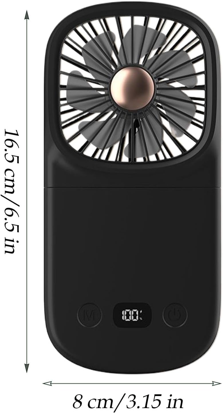 Portable Handheld Fan, Folding Desk Fan, Cooling Blower Gadget with Compact, Portable Design and Adjustable Speeds for Travel, Offices, and Home Use, 1 Set - Image 3