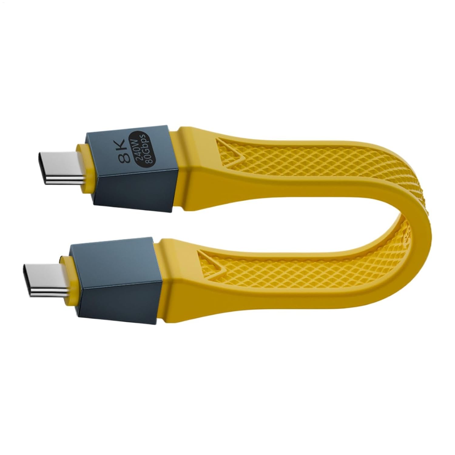 Phone USB Cable, 80gbps High-Speed Data Transfer, 5.12 Inches, Fast Charging Cord, Lightweight C Port Charger Cable for Smartphones, Tablets, Laptops, and USB C Devices - Image 10