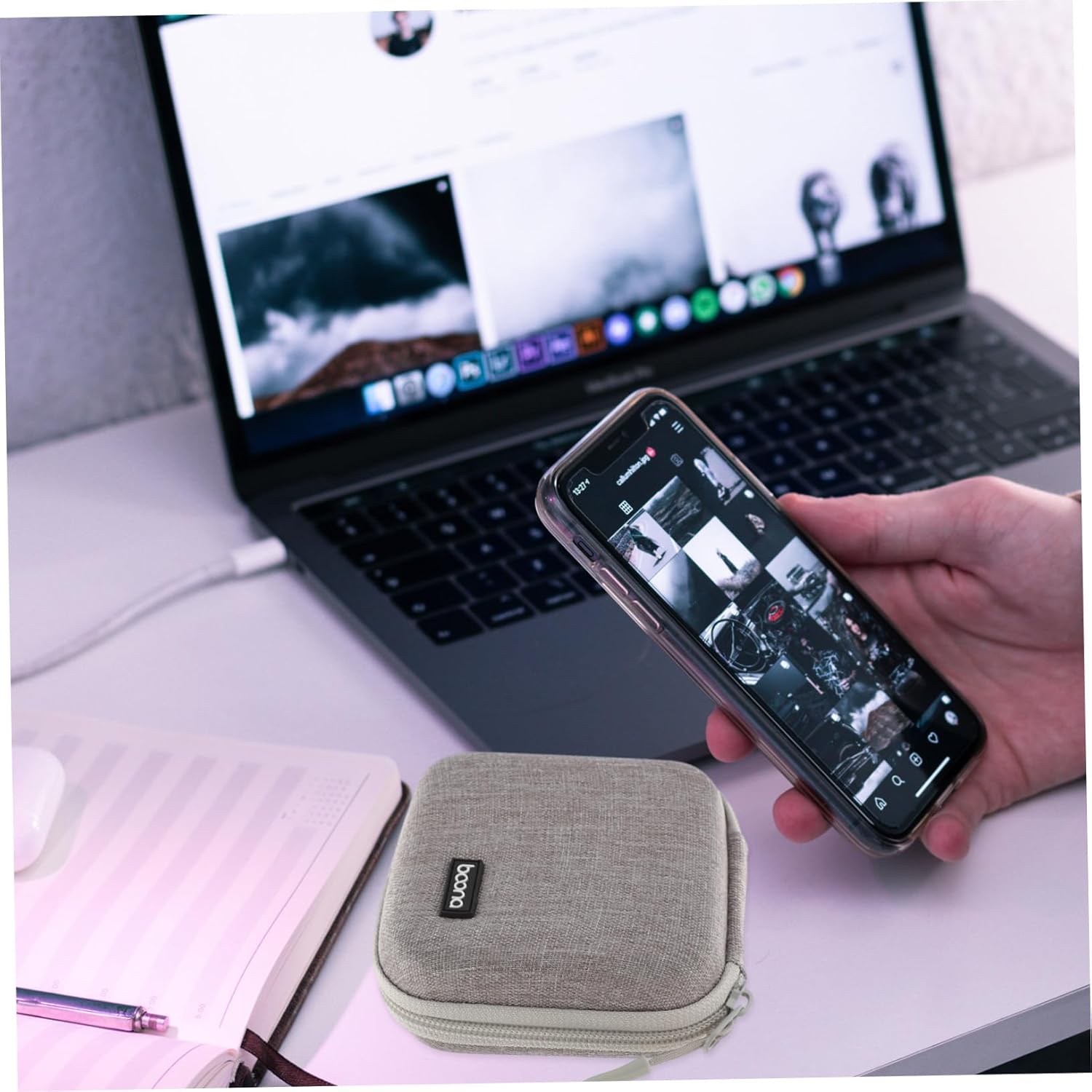 Elektronica Reisetui Reisadapter Tassen Organisator Oordopjes Houder Reiskabel Organisator Elektronische Accessoires Organisator Telefoonhoes Digitale Gadget Apparaat Opbergtas Cabilock - Image 9