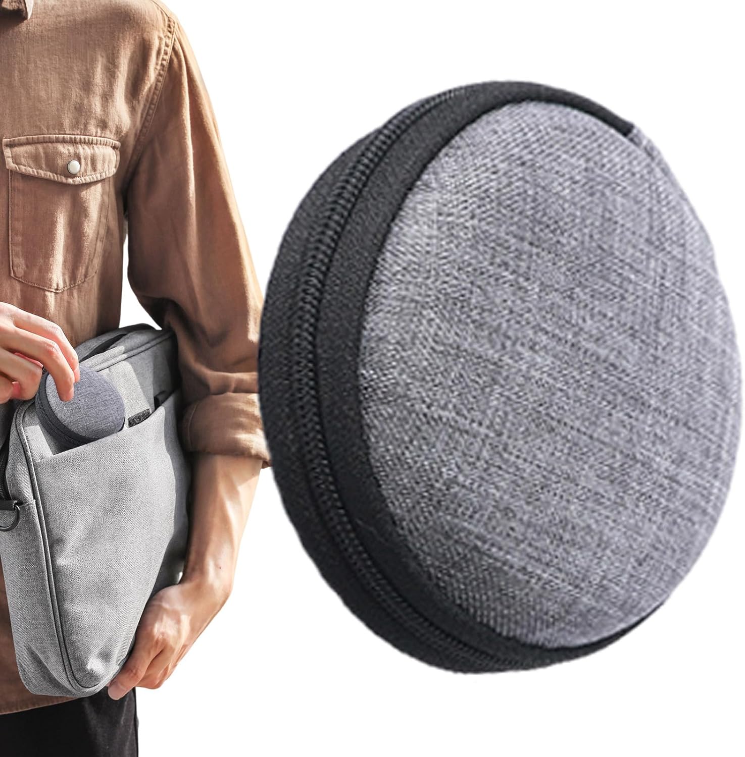 Kleine elektronische organizer - Solid Color Electronic Accessories Carry Cases - Elektronische reisverpakkingsorganisator Travel Digitale accessoires Storingszak voor oplader, oortelefoon - Image 9