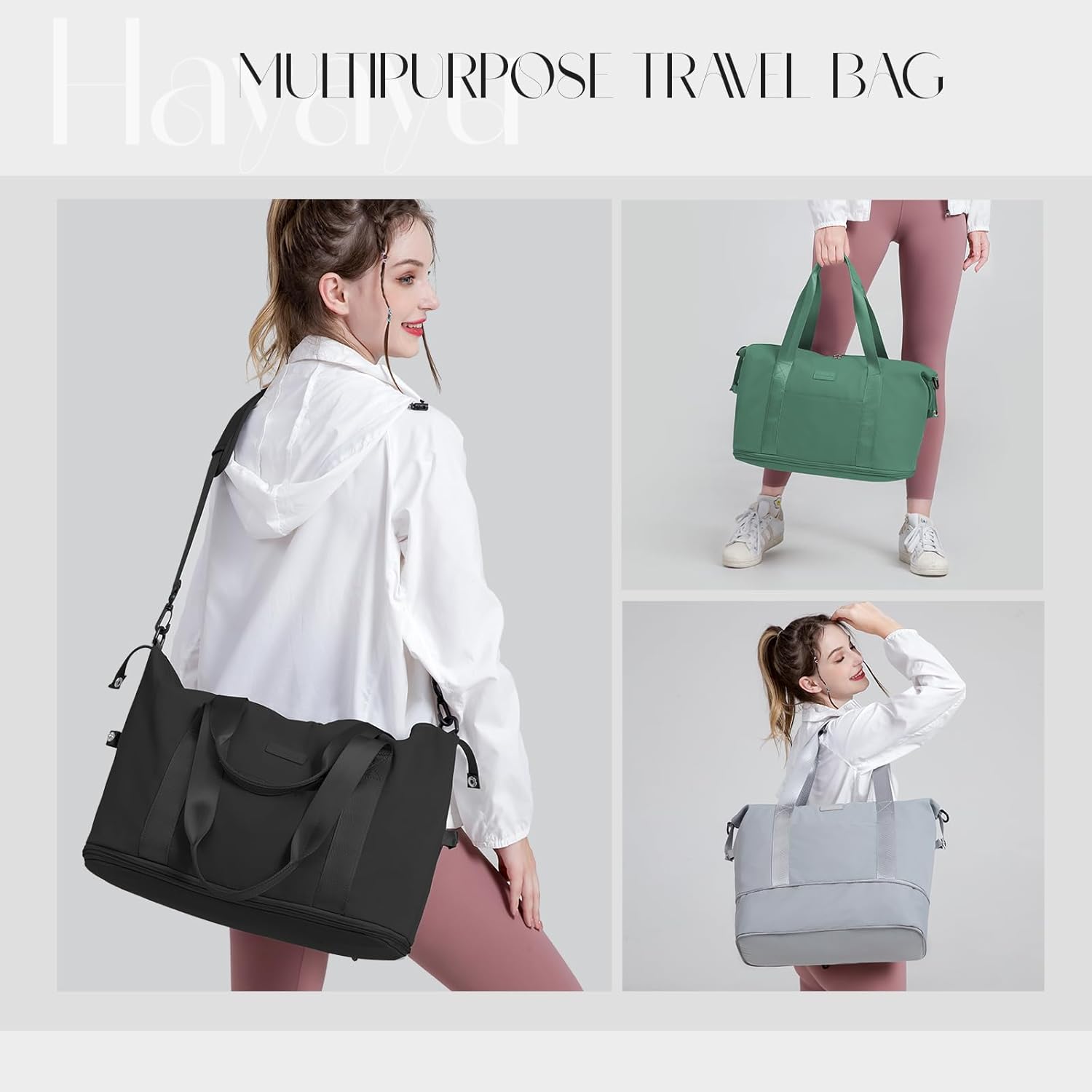 Handbagage voor Ryanair 40x20x25 Cm Cabinetas Onder Seat Cabin Bagage Opvouwbare Reistas voor Easyjet 40x36x20 Cabine Bagage Weekendtas Sporttas 20L/28L Handtassen met Schouderband - Image 8