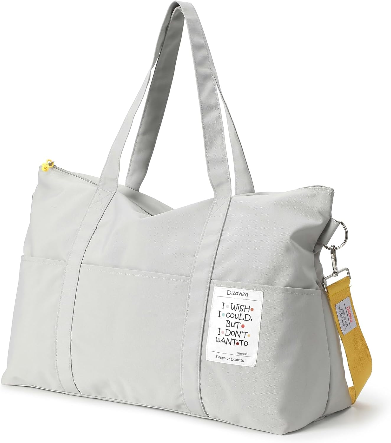 Reistas Sport Duffel Bag,Gym Tote tas,Weekender Overnachting Tas, Grijs, Duffel Bag, Modern design - Image 2