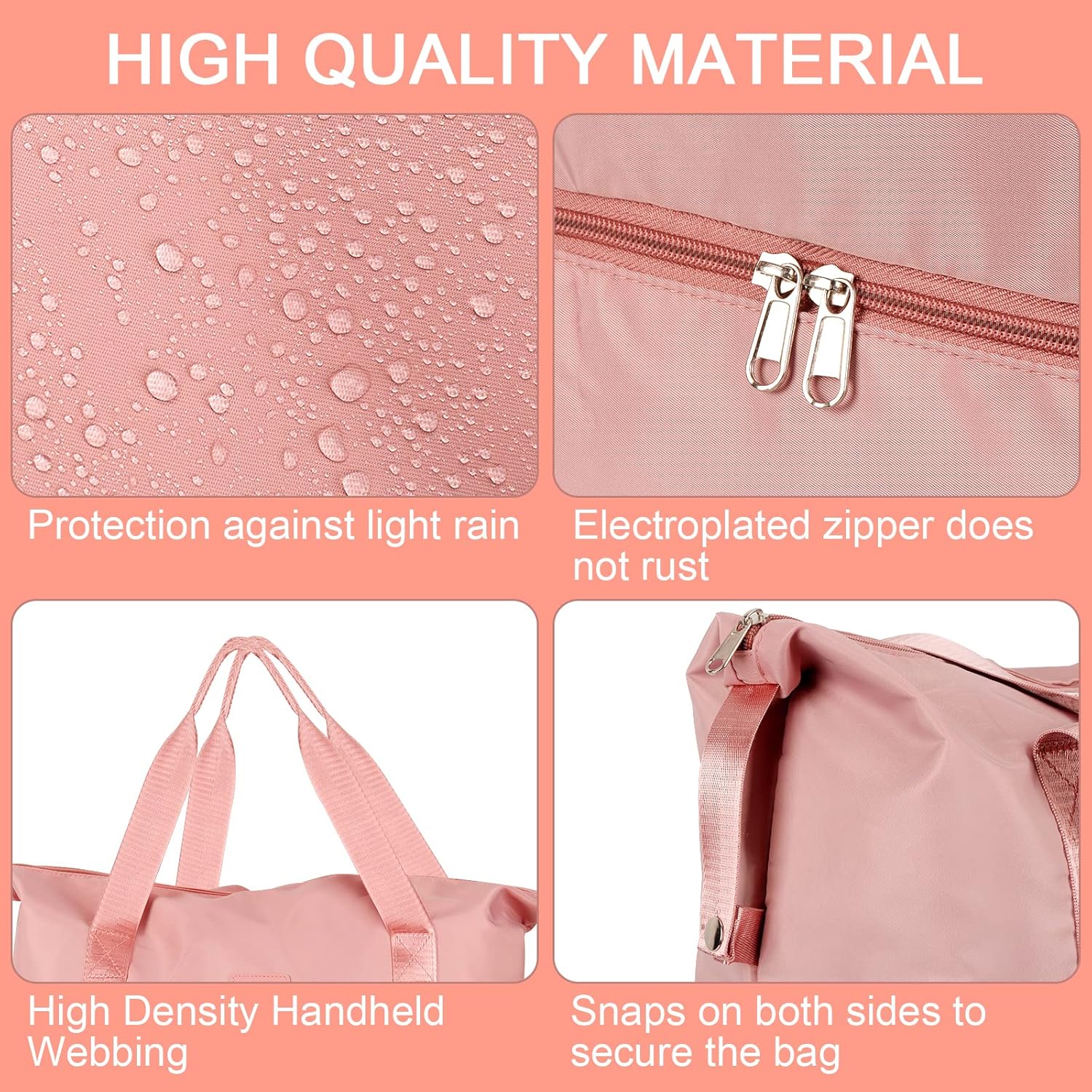 Reistas, CS COSDDI 36 l, weekendtas met trolleymouw, droge en natte compartimenten, sporttas, gym, waterdicht, shoppingtas, handbagage, voor mannen en vrouwen, weekendtas, draagtas, ziekenhuistas, #01 Roze - Image 9