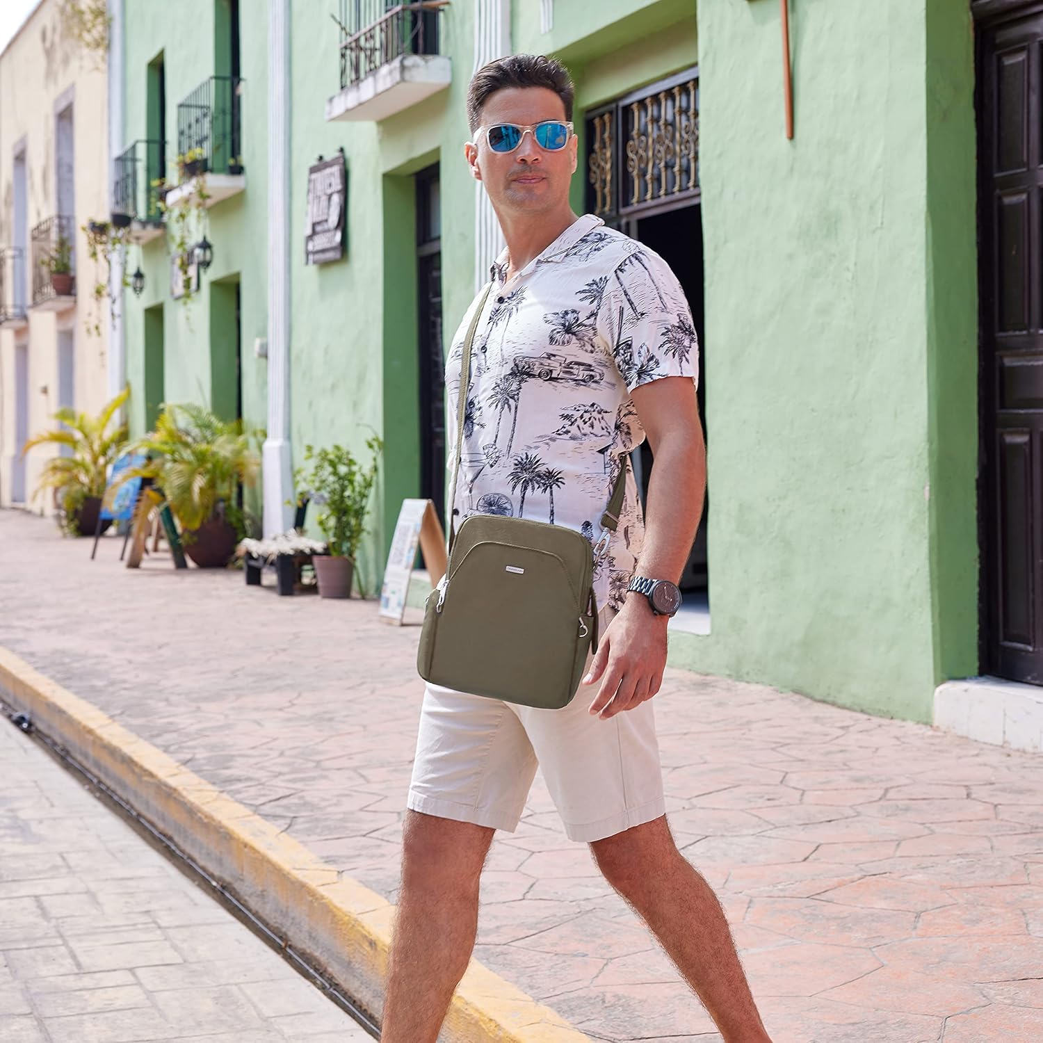 Travelon Klassieke reistas tegen diefstal, Nootmuskaat, 8 x 9.5 x 3.5 - Image 13