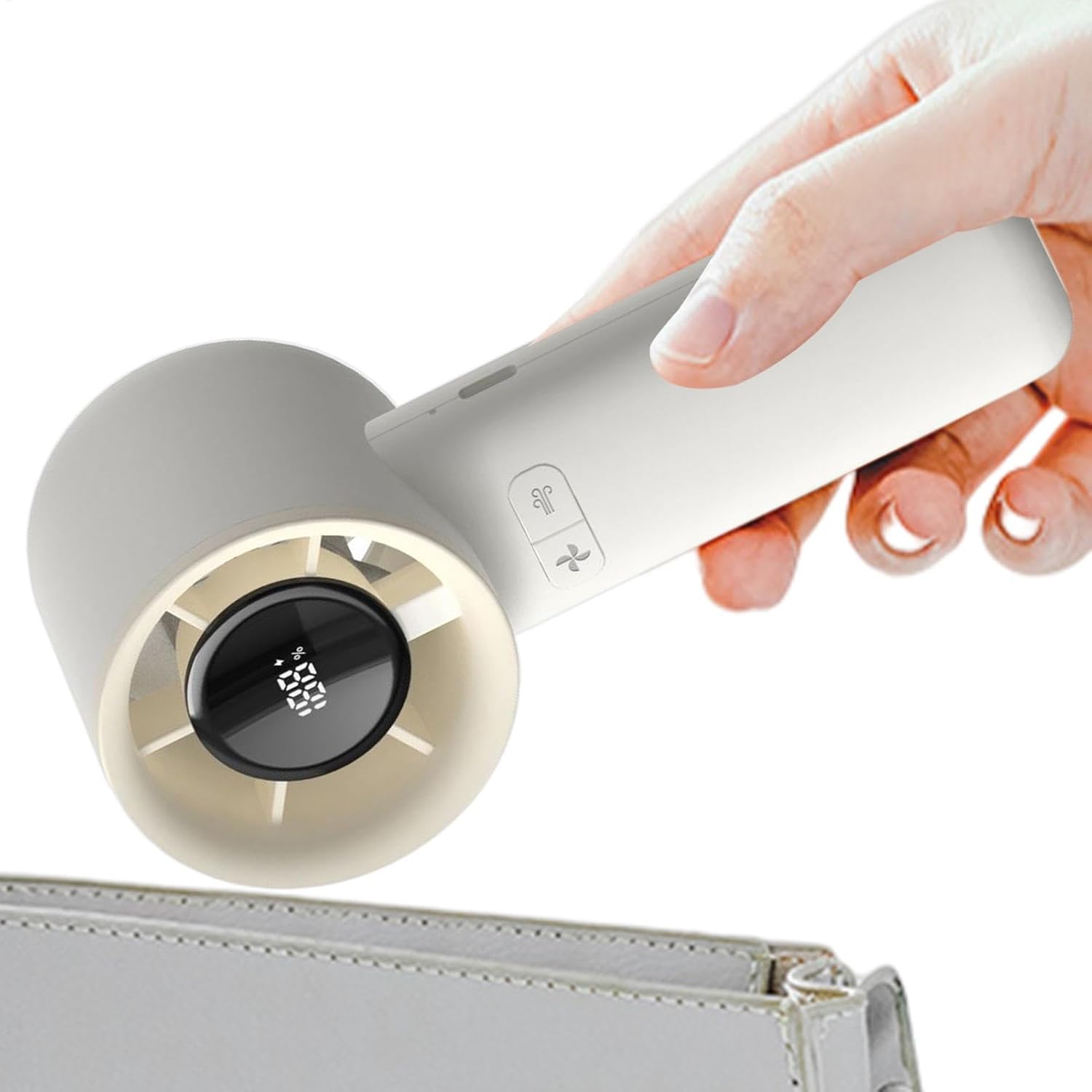 Handheld Portable Fan, 2.4x2.01x6.54 Inches, Makeup Cooling Tool for Desk, Personal Electric Fan for Sports, School, Travel, Outdoors, Hiking, and Daily Use. - Image 2