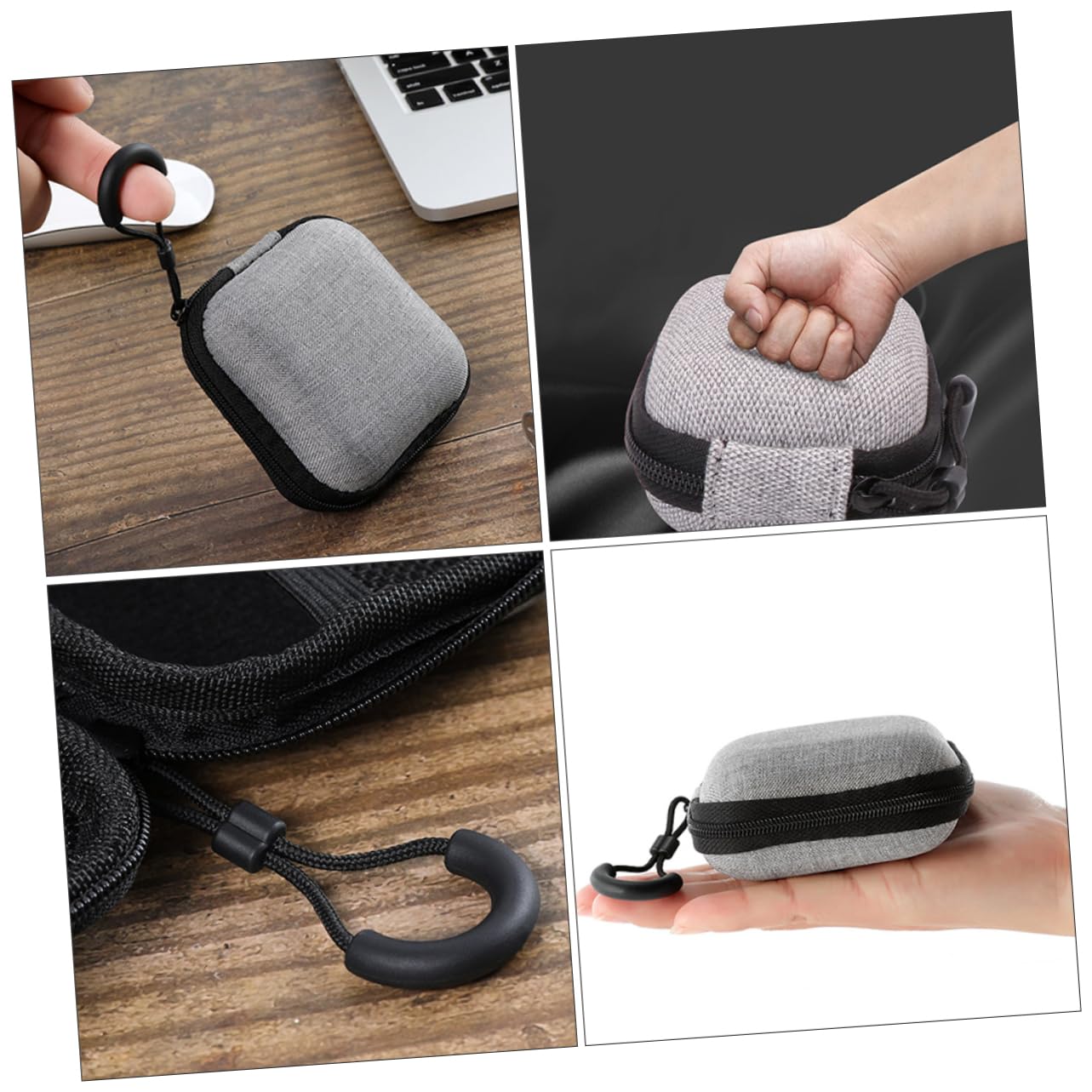 Gatuida Gegevensopslagpakket Binddraad Organisator Oortelefoon Draagtas Elektronische Reistas Oordopjes Geval Oordopjes Opbergtas Niet-geweven Stof Reizen Elektronisch Pakket Kabel - Image 6