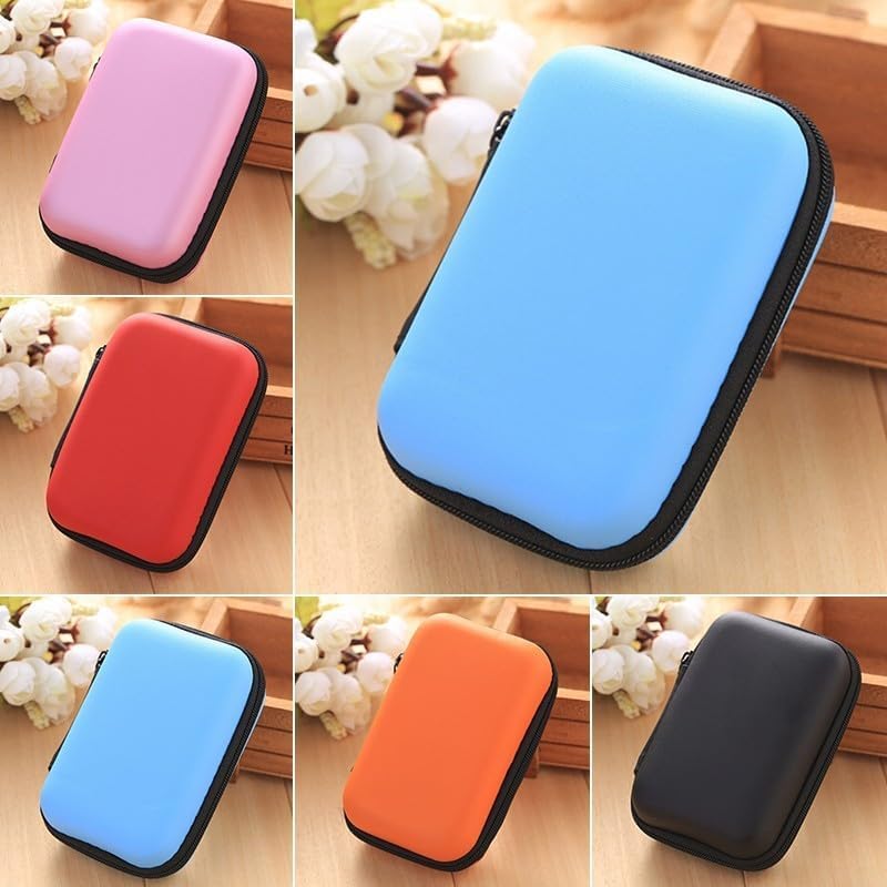 Schokbestendige opbergtas voor digitale gadgets, voor USB-kabels en oortelefoons (zwart) - Image 3