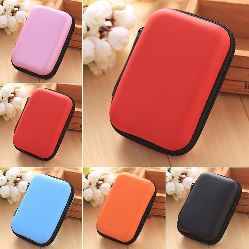 Schokbestendige opbergtas voor digitale gadgets, voor USB-kabels en oortelefoons (zwart) - Image 4