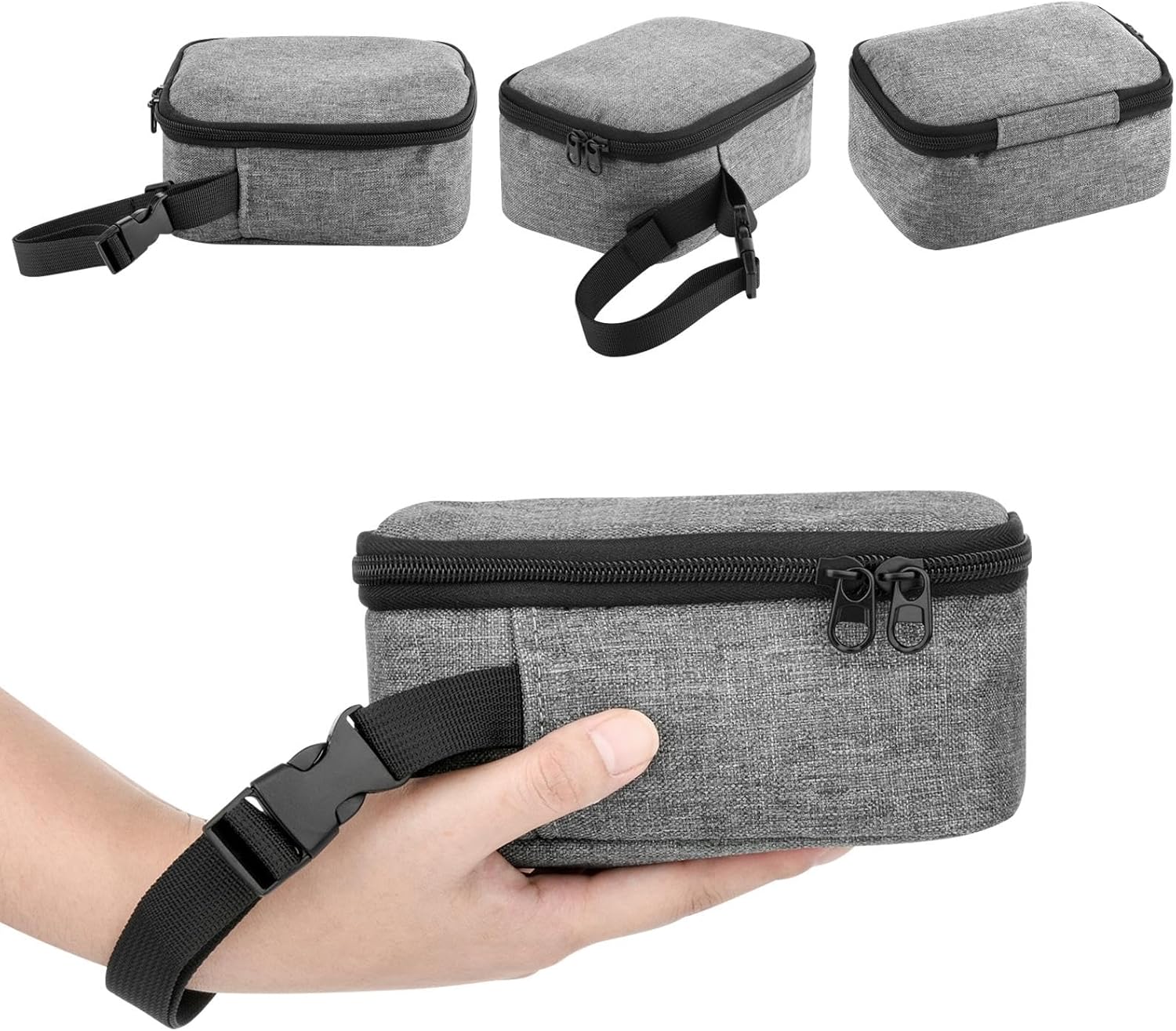 Reiskabelorganisator - Opbergdoos Van De Oortelefoon, Reistechnologie -organisator | Digitale USB -gadgetorganisator, Portable Travel Cable Bag Shockproof Tech Bags For Women Men, 5.1x2.7x6.8in - Image 7