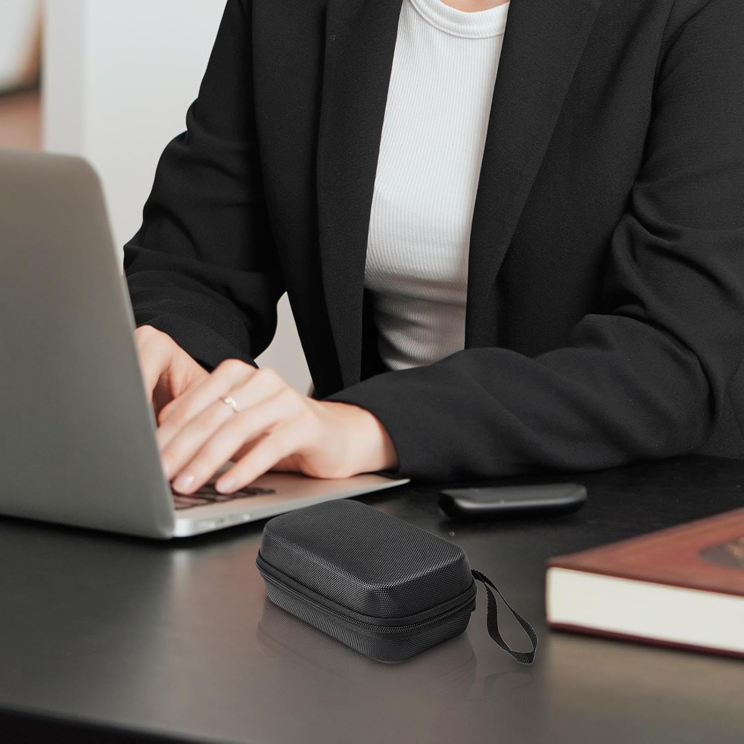 Reiskabel Organizer Case - Waterdichte EVA Elektronische Accessoires Draagtas | Waterdichte Kabel Opbergtas, Travel Tech Organizer, EVA Hard Shell Case, Draagbare Gadget Opbergkoffer voor Koord, - Image 5