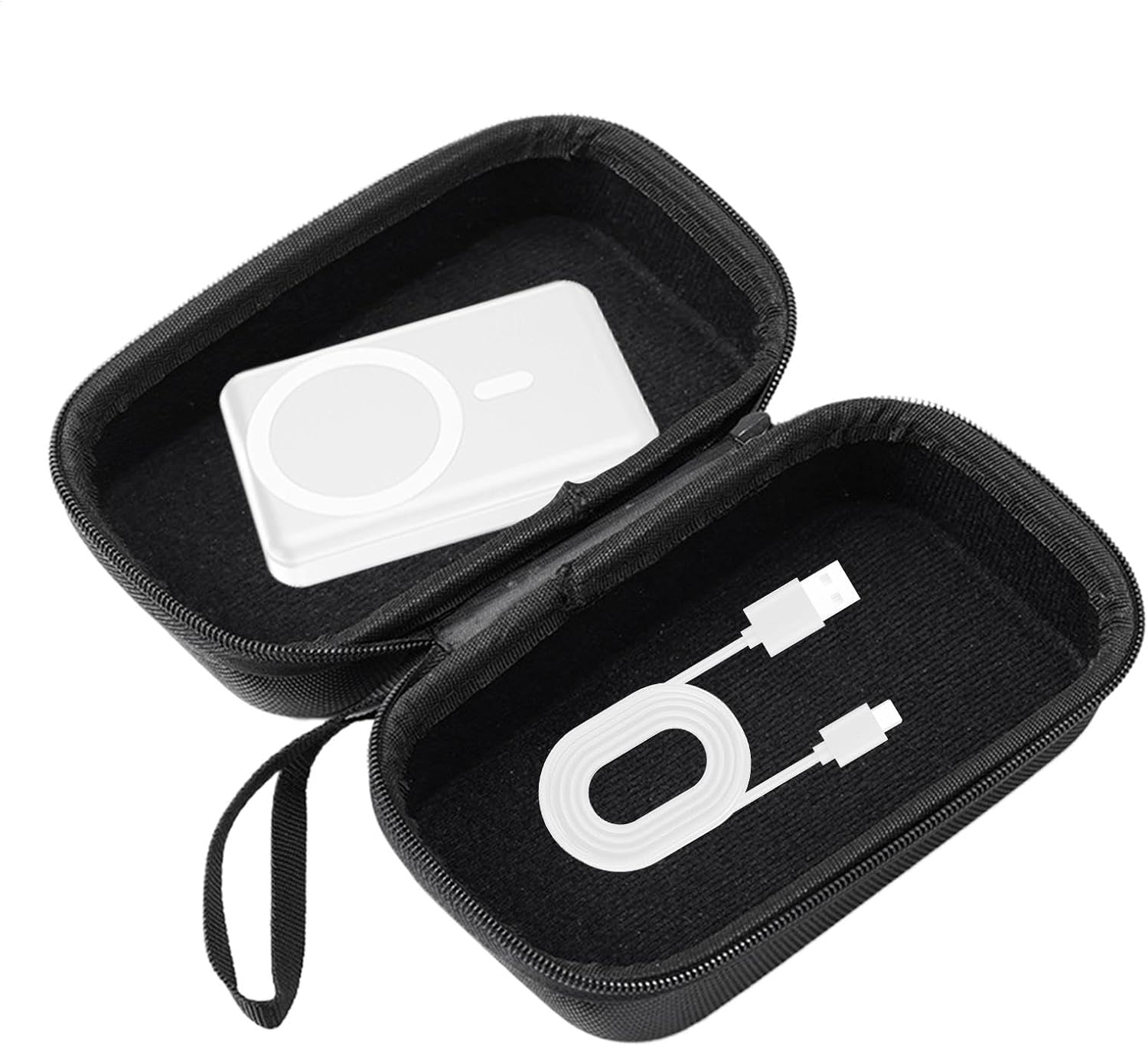 Reiskabel Organizer Case - Waterdichte EVA Elektronische Accessoires Draagtas | Waterdichte Kabel Opbergtas, Travel Tech Organizer, EVA Hard Shell Case, Draagbare Gadget Opbergkoffer voor Koord, - Image 6