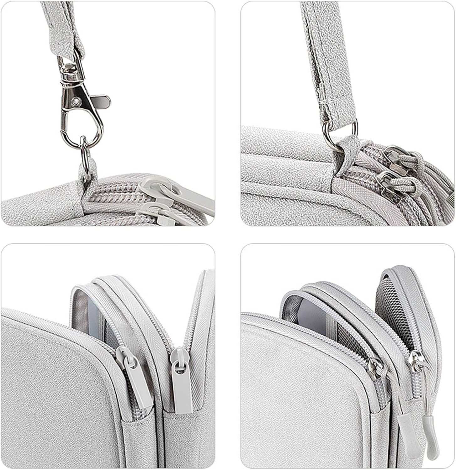 Elektronische Organizer, Travel Cable Organizer Bag Pouch Elektronische Accessoires Carry Case All-in-One Opbergtas voor kabel, snoer, oplader, telefoon roze - Image 6