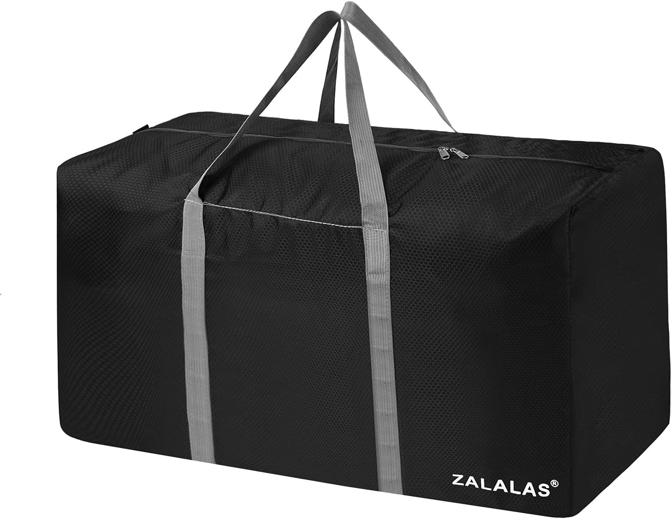 ZALALALAS Extra Groe Duffle Bag Leicht, 78L/96L Travel Duffle Bag Faltbar fr Herren Damen Schwarz, Zwart, Black 96L, Waterbestendig - Image 2